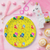 カラフルたこフェスティバル ペーパープレート (パーティー)