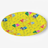 カラフルたこフェスティバル ペーパープレート (アングル)