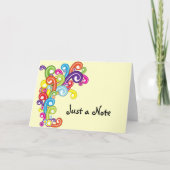 カラフルちょうどメッセージカード カード (正面)