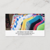 カラフルつる服 | QRコード 名刺 (裏面)