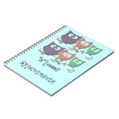 カラフルつる植物写真 ノートブック (左側)