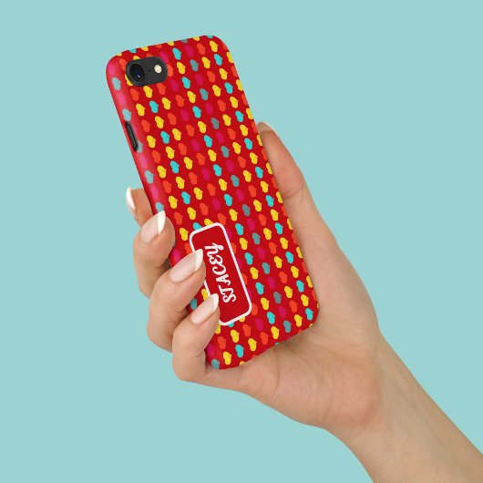 カラフルでおしゃれな手描きハートの形 Case-Mate iPhoneケース