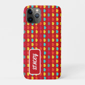 カラフルでおしゃれな手描きハートの形 Case-Mate iPhoneケース (裏)