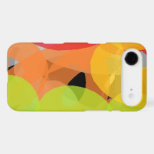カラフルでおしゃれな抽象芸術 iPhone カバー