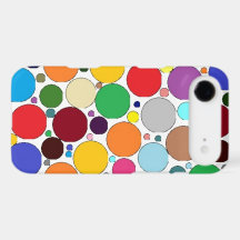 カラフルでおしゃれな抽象芸術 iPhone カバー