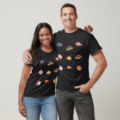 カラフルでかわいい熱帯魚 Tシャツ (ユニセックス)