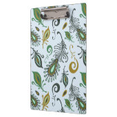 カラフルでさまざまな羽 クリップボード (左)