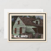 カラフルでアーティスティックな古いボロ屋敷に引越しました 案内ポストカード (正面/裏面)