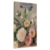 カラフルでエレガントなヴィンテージ風の花々 クリップボード (右)