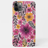 カラフルでクラシカルな繊細な水彩花 Case-Mate iPhoneケース (裏面)