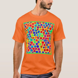 カラフルでスタイリッシュなモダンデザイン Tシャツ
