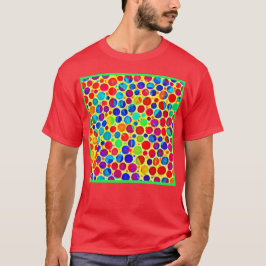 カラフルでスタイリッシュなモダンデザイン Tシャツ