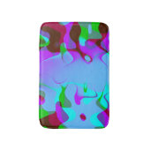 カラフルでモダンなパターン バスマット (正面縦)