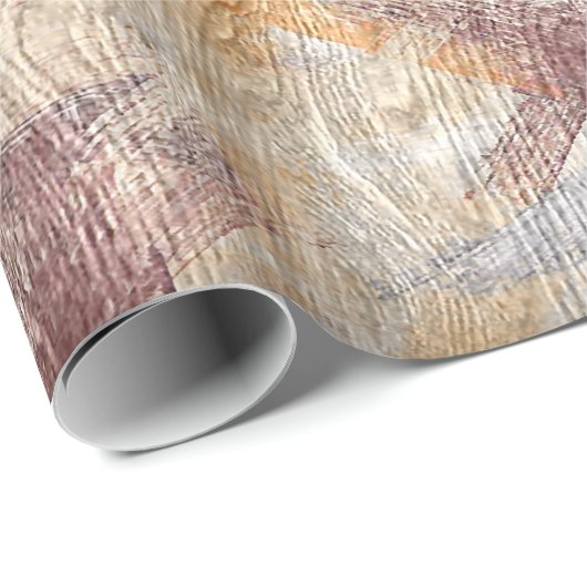 カラフルでモダンな木製の穀物の背景#29 ラッピングペーパー (ロールコーナー)