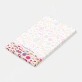 カラフルでロマンチックなパターン ポストイット (アングル)