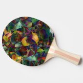 カラフルで万華鏡のような抽象芸術 卓球ラケット (横)
