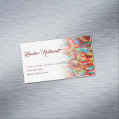 カラフルで中国ので幸運な雲のドラゴンのデザイン マグネット名刺 (インサイチュ)