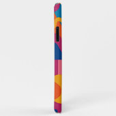 カラフルで個性的な不定形の形状のアートパターン Case-Mate iPhoneケース (裏面/右)