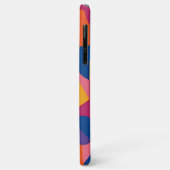カラフルで個性的な不定形の形状のアートパターン Case-Mate iPhoneケース (裏面/左)