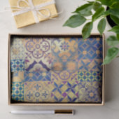 カラフルで地中海のな及びエーゲ海の伝統的なタイル 薄葉紙 (ギフト)