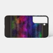 カラフルで夢のような抽象画 SAMSUNG GALAXYケース (裏面横)
