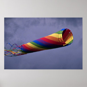 カラフルで巨大で、多彩なwindsock ポスター