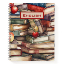 カラフルで幻想的な本好きのためのノート