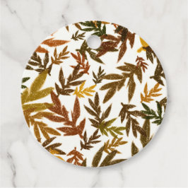 カラフルで幻想的な秋の落ち葉　素朴な雰囲気 フェイバータグ