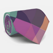 カラフルで幾何学的なパターン ネクタイ (ロール)
