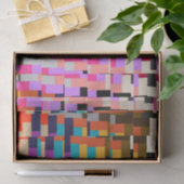 カラフルで幾何学的なプリントのティッシュペーパー 薄葉紙 (ギフト)