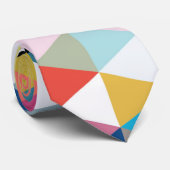 カラフルで幾何学的な万華鏡のように千変万化するパターンのパターン(の模様が)あるなタイ ネクタイ (ロール)