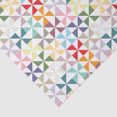 カラフルで幾何学的な風車 薄葉紙 (詳細)