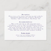 カラフルで情熱的なメキシカンフィエスタスタイルの虹色ウェディング エンクロージャーカード (正面)