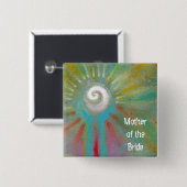 カラフルで感動的な抽象美術はあなたのカスタマイズ 缶バッジ (正面&裏面)