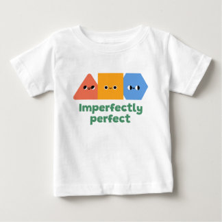 カラフルで感情的なフィギュア ベビーTシャツ