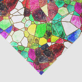 カラフルで明るいステンドグラス デコパージュ 薄葉紙 (詳細)