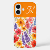 カラフルで明るい夏の花・庭の花の開花 Case-Mate iPhoneケース (裏面)