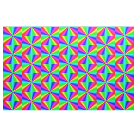 カラフルで明るい虹 ファブリック (ファットクウォーター)