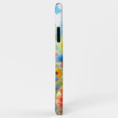 カラフルで明るい野の花のフラワーウォーターカラーアート Case-Mate iPhoneケース (裏面/右)