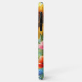 カラフルで明るい野の花のフラワーウォーターカラーアート Case-Mate iPhoneケース (裏面/左)