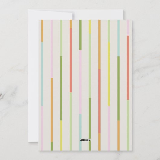 カラフルで明るく楽しい4枚の写真のクリスマスカード シーズンカード (裏面)