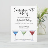 カラフルで楽しいカクテル 招待状 (スタンド正面)