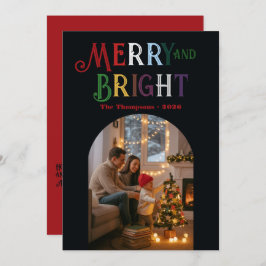 カラフルで楽しいクリスマスの写真 シーズンカード