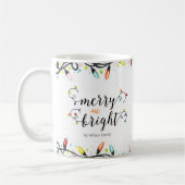 カラフルで楽しいクリスマス・パーティー コーヒーマグカップ (左)
