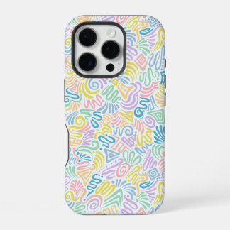 カラフルで楽しい落書きのスマホケース iPhone 16 PROケース