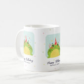 カラフルで楽しい誕生日 コーヒーマグカップ (正面左)