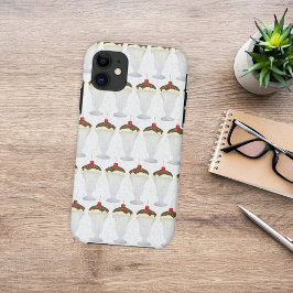 カラフルで楽しい、 whimsical アイスクリームサンデー オーダーメイド iPhone 11 ケース