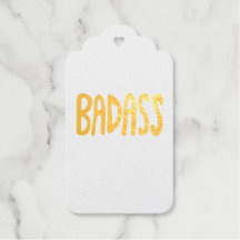 カラフルで楽しいBADASSレタリング