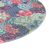 カラフルで水気が多いパターン カッティングボード (角)