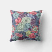 カラフルで水気が多いパターン クッション (裏面)